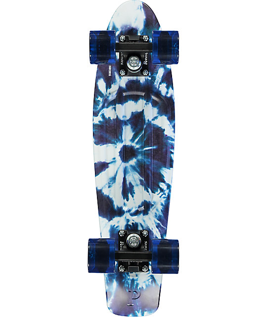 Penny Original Indigo Tie Dye 22" Cruiser Complete Skateboard at Zumiez